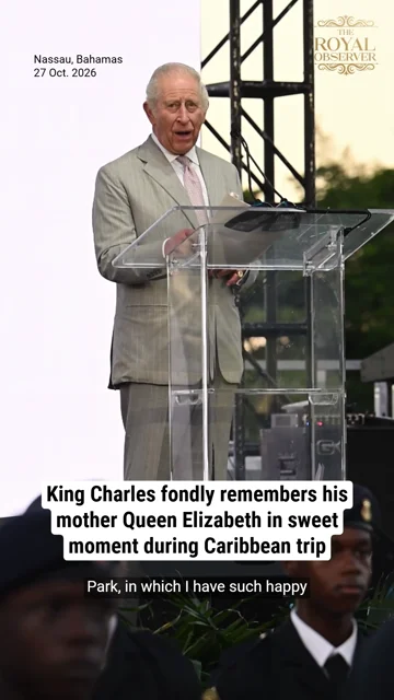 King Charles fondly remembers his mother Queen Elizabeth in sweet moment during Caribbean trip