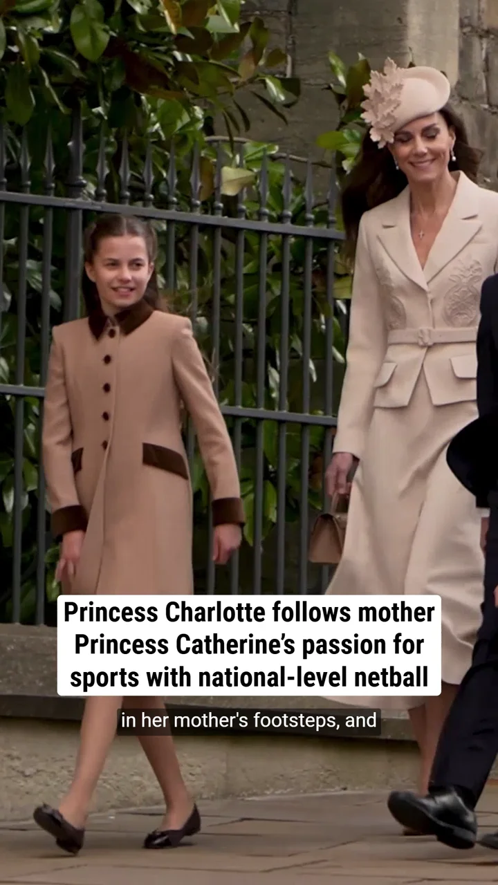 Princess Charlotte follows mother Princess Catherine’s passion for sports with national-level netball