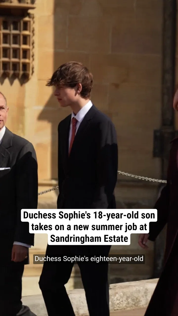Duchess Sophie's 18-year-old son takes on a new summer job at Sandringham Estate