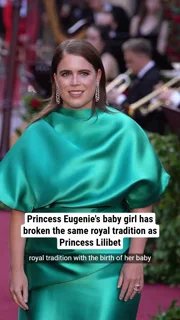 Princess Eugenie's baby girl has broken the same royal tradition as Princess Lilibet
