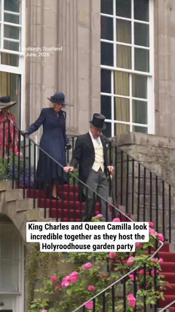 King Charles and Queen Camilla look incredible together as they host the Holyroodhouse garden party