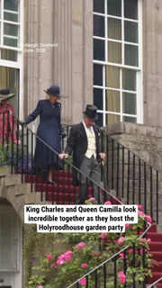 King Charles and Queen Camilla look incredible together as they host the Holyroodhouse garden party