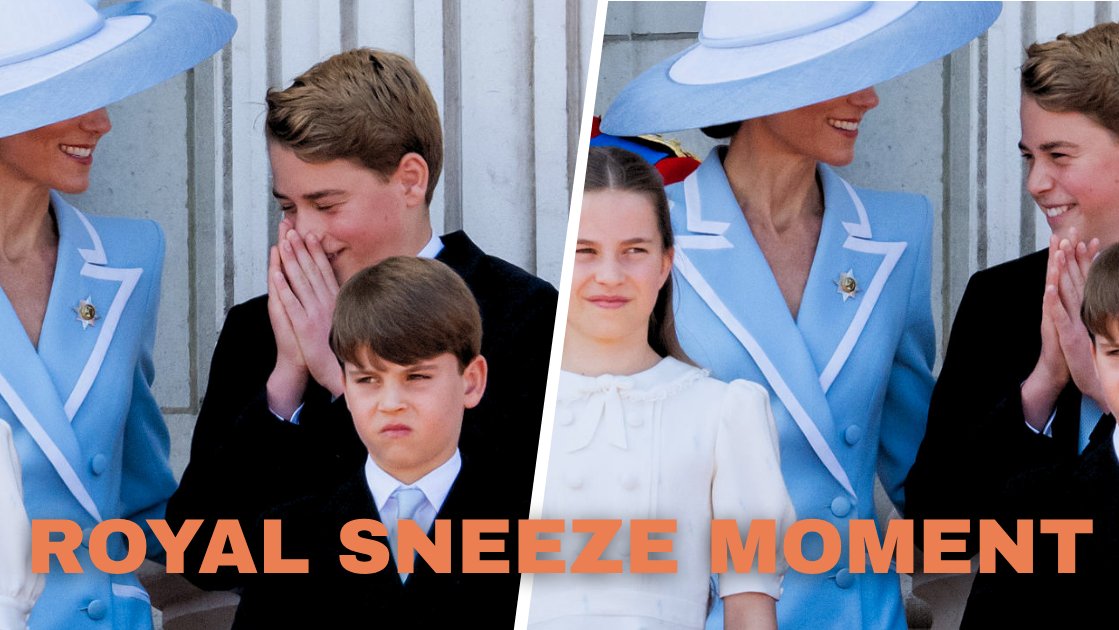 Watch: Prince George tries his best to fight off a sneeze during national anthem and succeeds