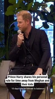 Prince Harry shares his personal rule for time away from Meghan and their kids