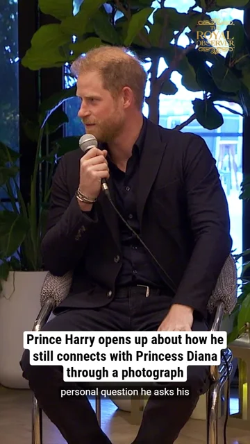 Prince Harry opens up about how he still connects with Princess Diana through a photograph