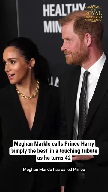 Meghan Markle calls Prince Harry 'simply the best' in a touching tribute as he turns 42