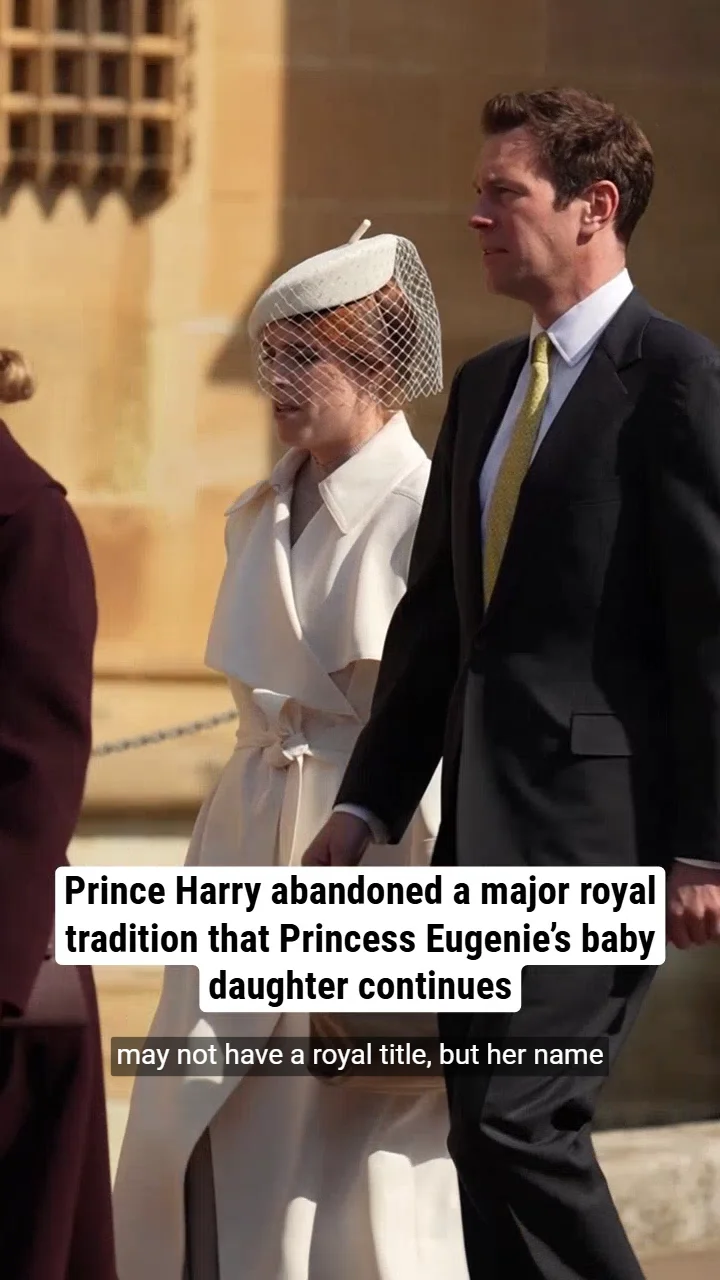 Prince Harry abandoned a major royal tradition that Princess Eugenie’s baby daughter continues