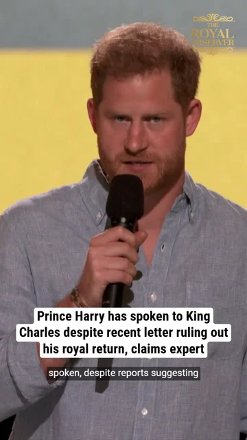 Prince Harry has spoken to King Charles despite recent letter ruling out his royal return, claims expert