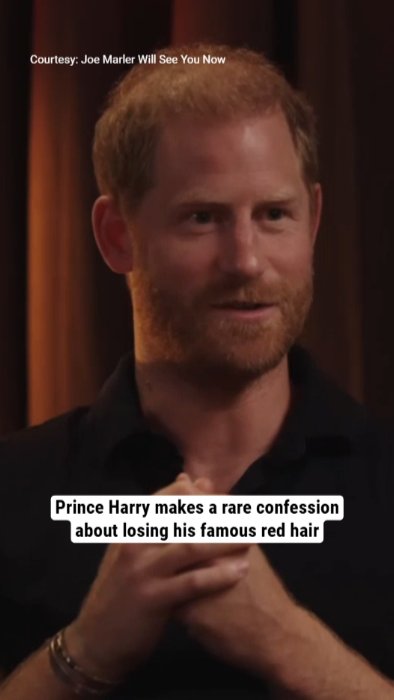 Prince Harry makes a rare confession about losing his famous red hair