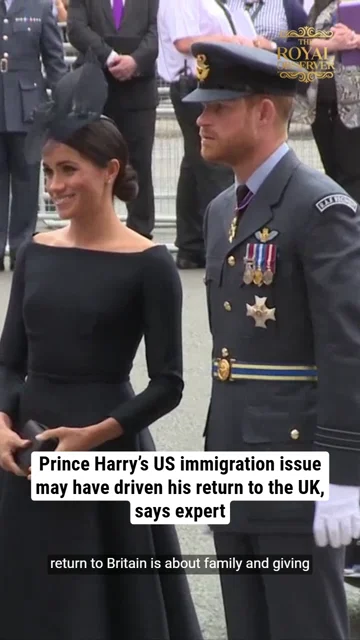 Prince Harry’s US immigration issue may have driven his return to the UK, says expert
