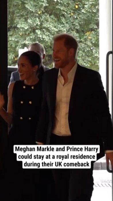 Meghan Markle and Prince Harry could stay at a royal residence during their UK comeback