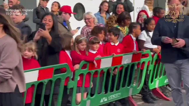 Prince Harry and Meghan Markle Share a Special Moment With The Royal Observer in Nottingham