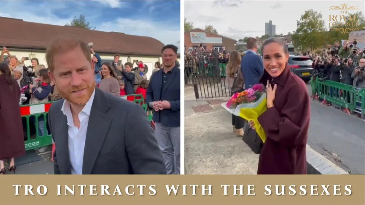 Prince Harry and Meghan Markle Share a Special Moment With The Royal Observer in Nottingham