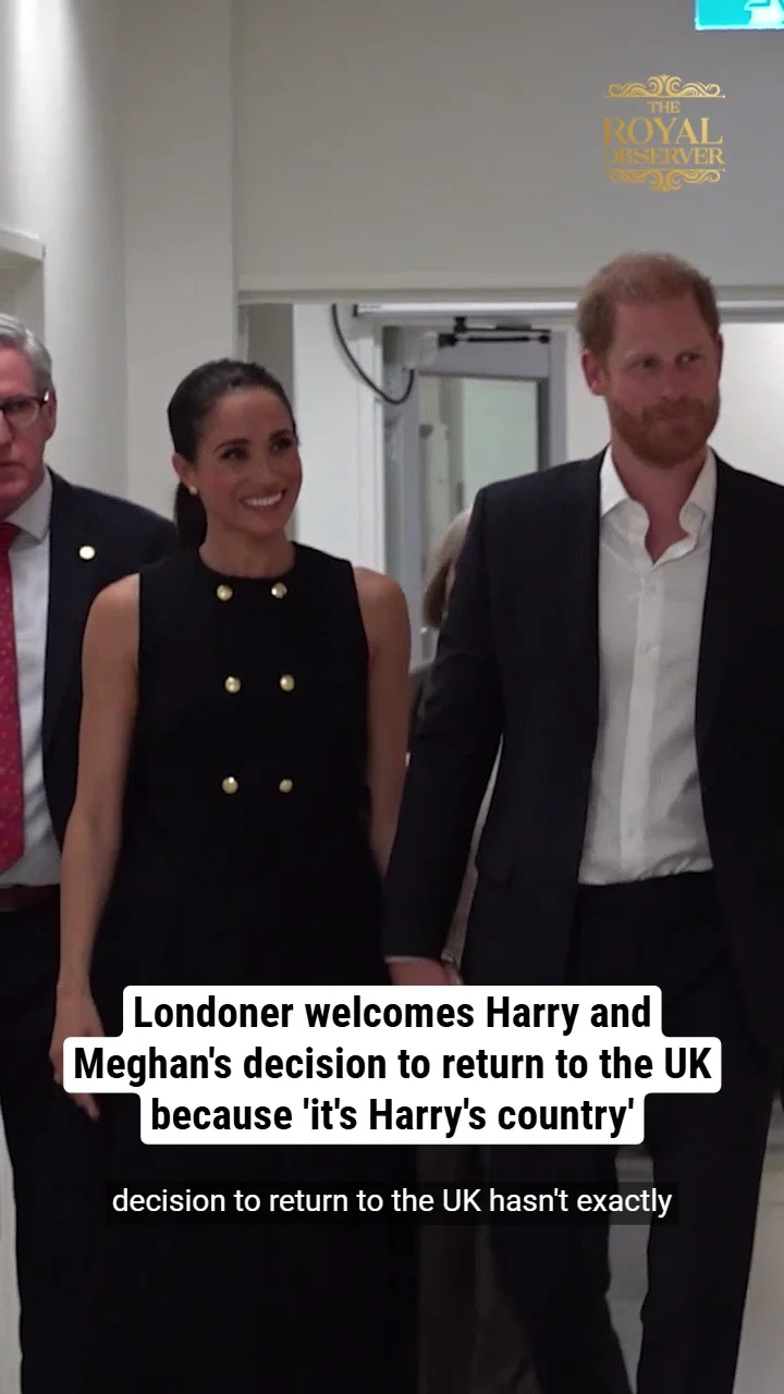 Londoner welcomes Harry and Meghan's decision to return to the UK because 'it's Harry's country'
