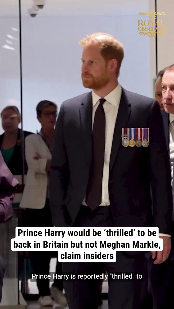 Prince Harry would be ‘thrilled’ to be back in Britain but not Meghan Markle, claim insiders