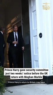Prince Harry gave security committee just two weeks’ notice before the UK return with Meghan Markle