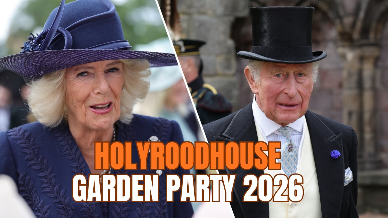 King Charles and Queen Camilla host the Holyroodhouse garden party with senior royal family members