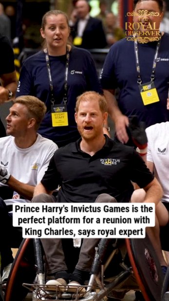 Prince Harry's Invictus Games is the perfect platform for a reunion with King Charles, says royal expert