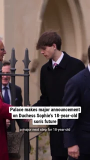Palace makes major announcement on Duchess Sophie's 18-year-old son's future