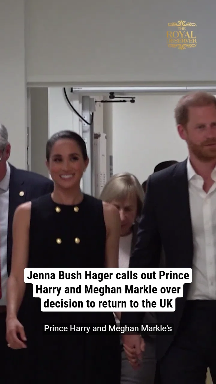 Jenna Bush Hager calls out Prince Harry and Meghan Markle over decision to return to the UK