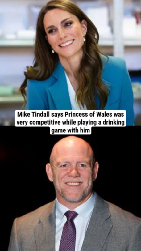Mike Tindall says Princess of Wales was very competitive while playing a drinking game with him