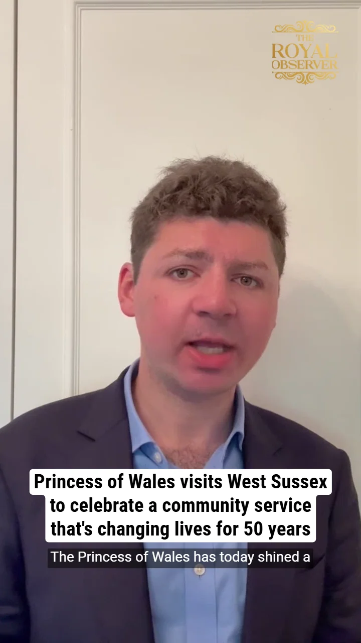 Princess of Wales visits West Sussex to celebrate a community service that's changing lives for 50 years