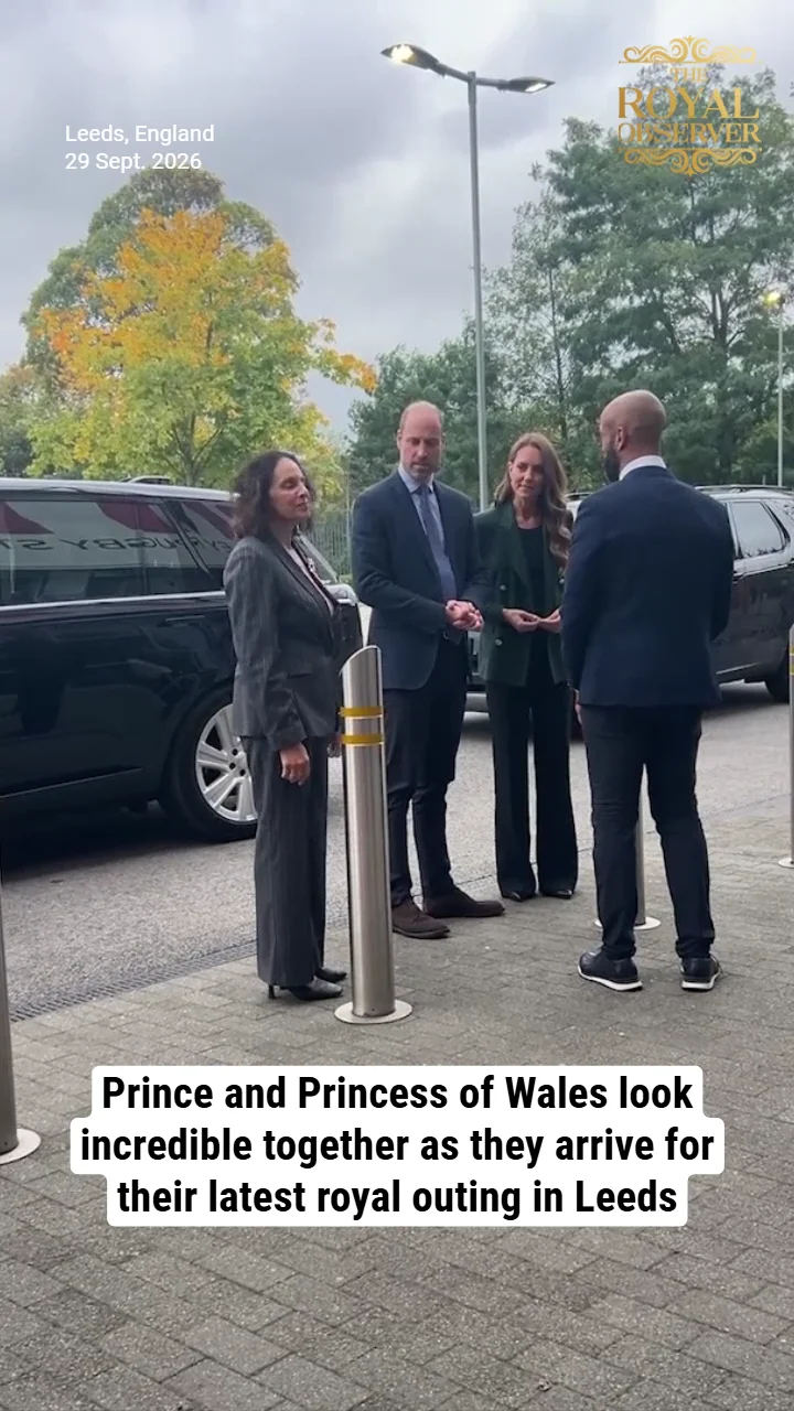 Prince and Princess of Wales look incredible together as they arrive for their latest royal outing in Leeds