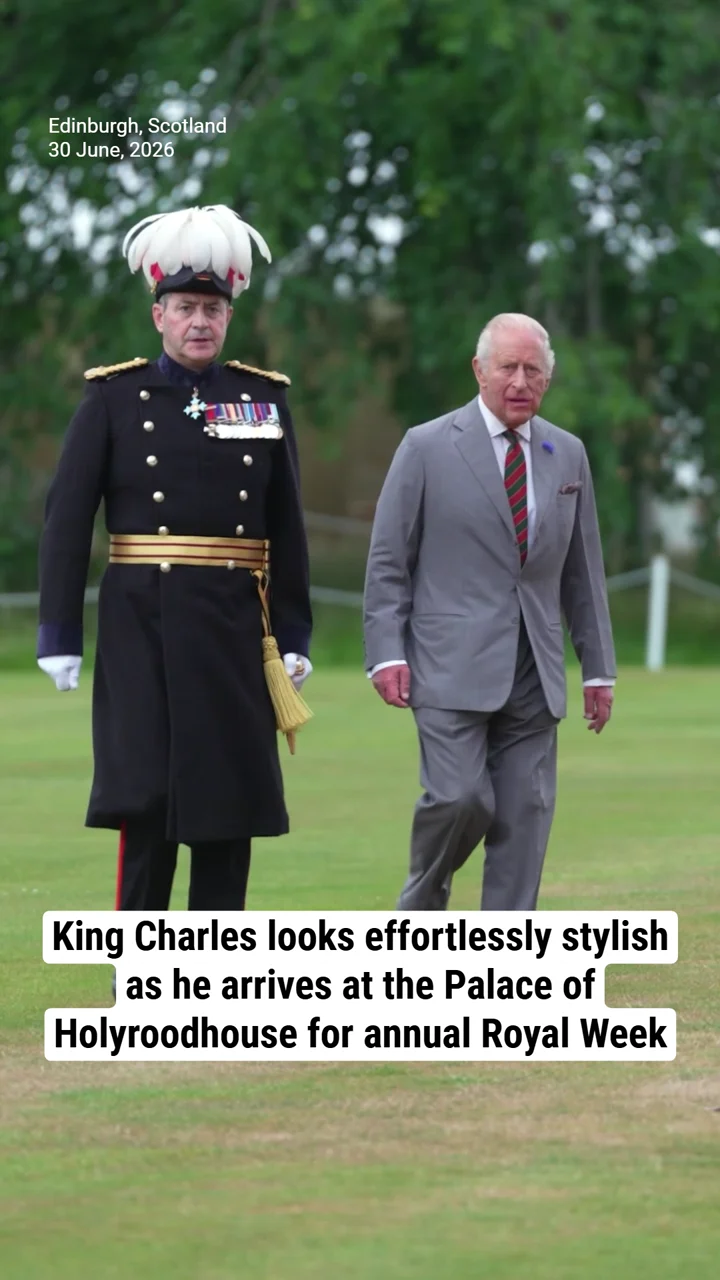 King Charles looks effortlessly stylish as he arrives at the Palace of Holyroodhouse for annual Royal Week