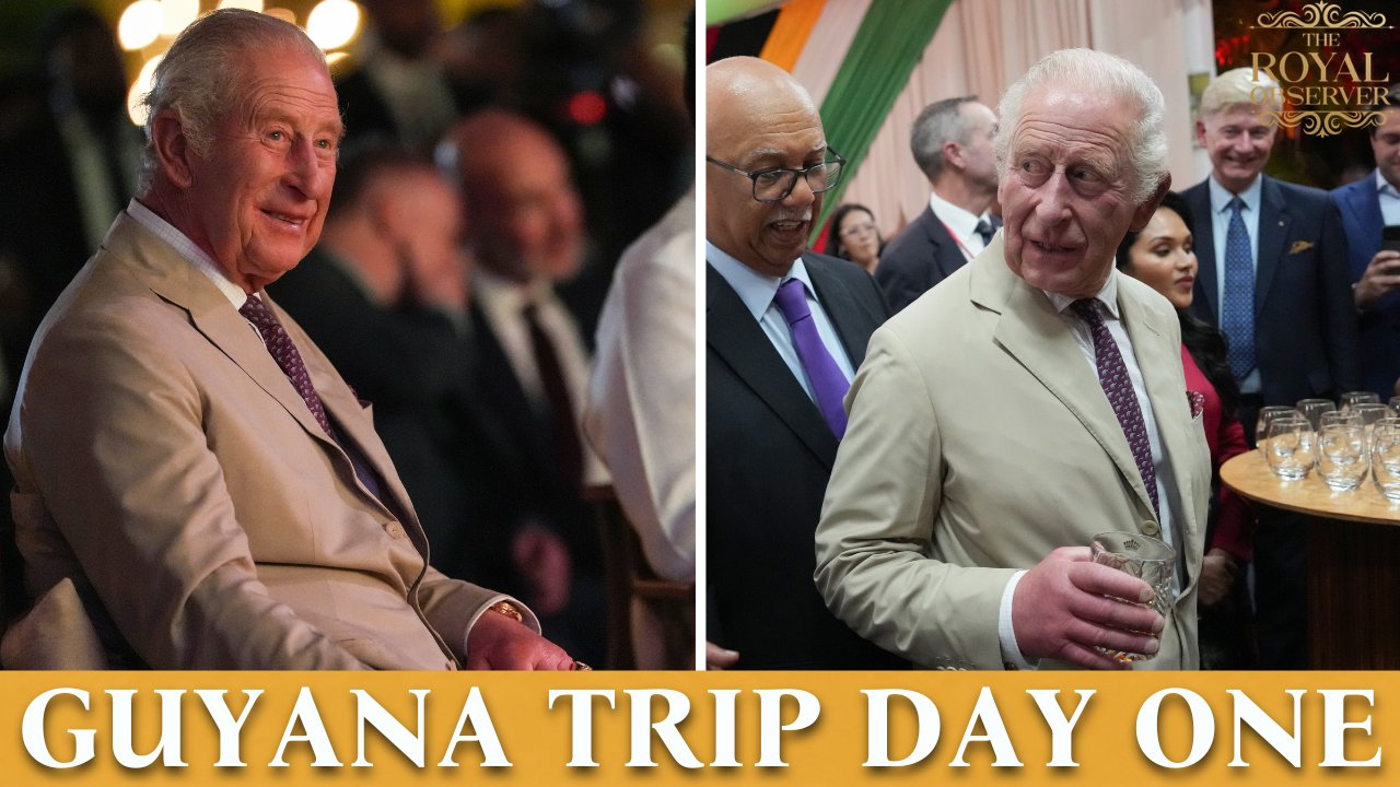 King Charles Is Welcomed With a Rum Made in His Honour on His First Day in Guyana