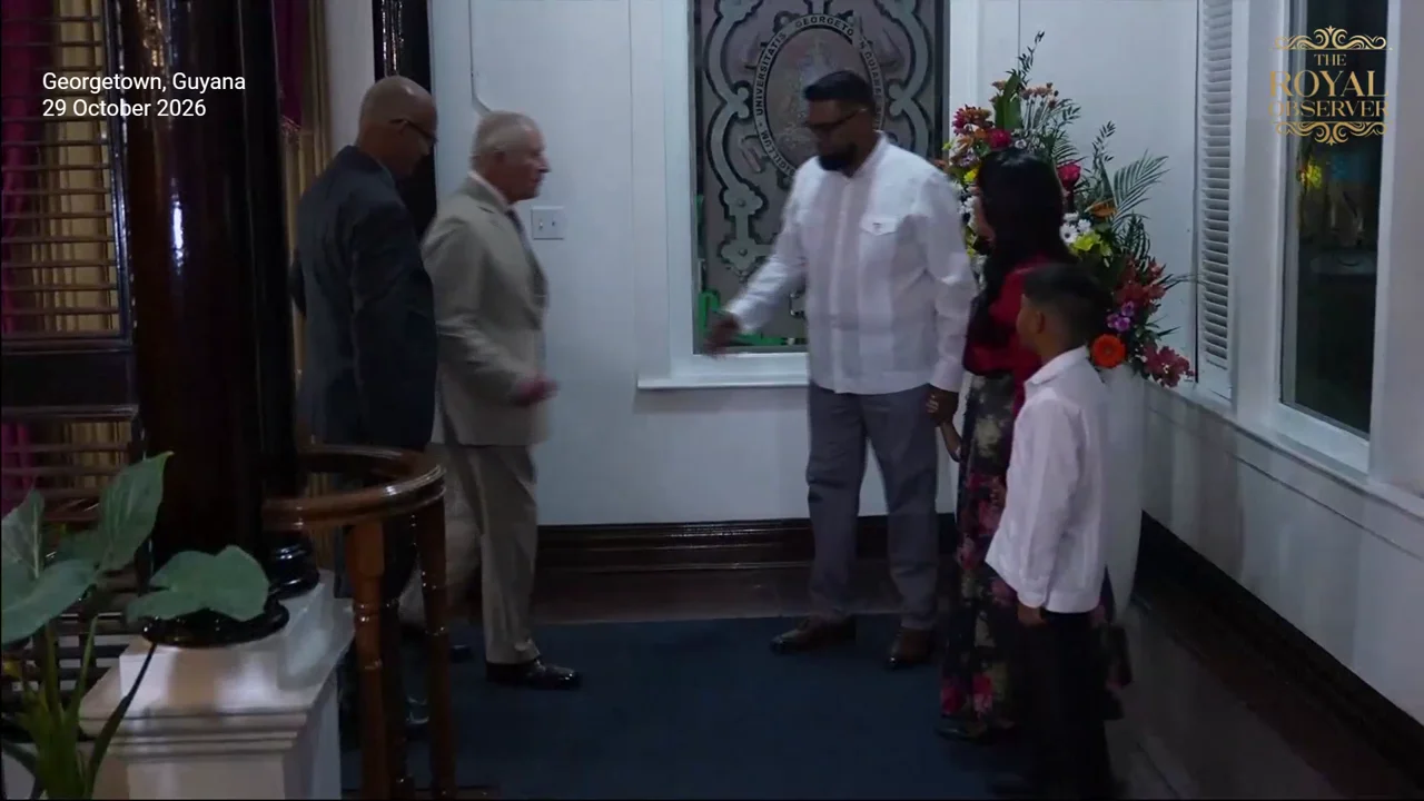 King Charles Is Welcomed With a Rum Made in His Honour on His First Day in Guyana