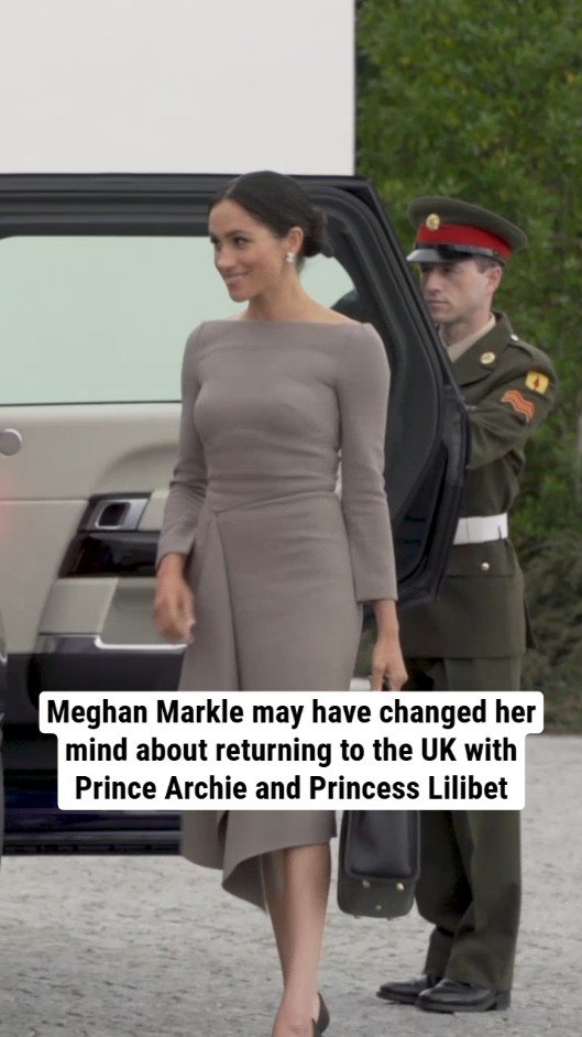 Meghan Markle may have changed her mind about returning to the UK with Prince Archie and Princess Lilibet