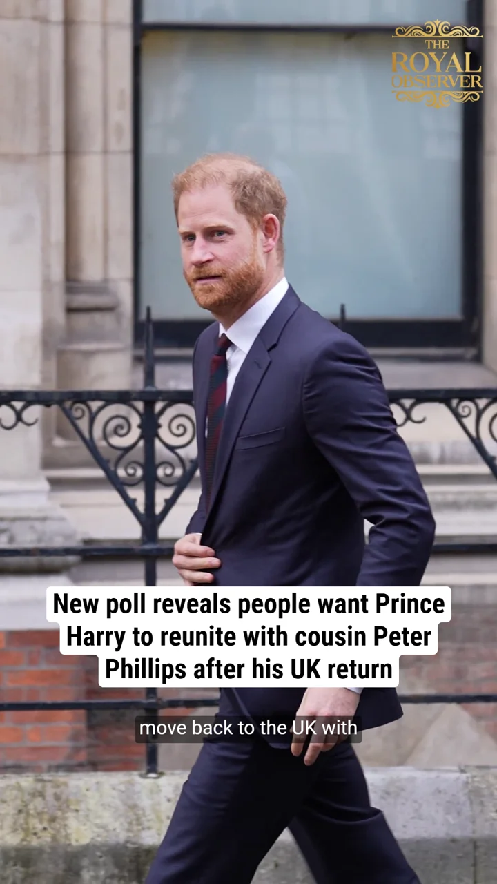 New poll reveals people want Prince Harry to reunite with cousin Peter Phillips after his UK return