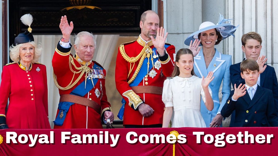 King Charles leads the royal family as they unite on the Buckingham Palace balcony