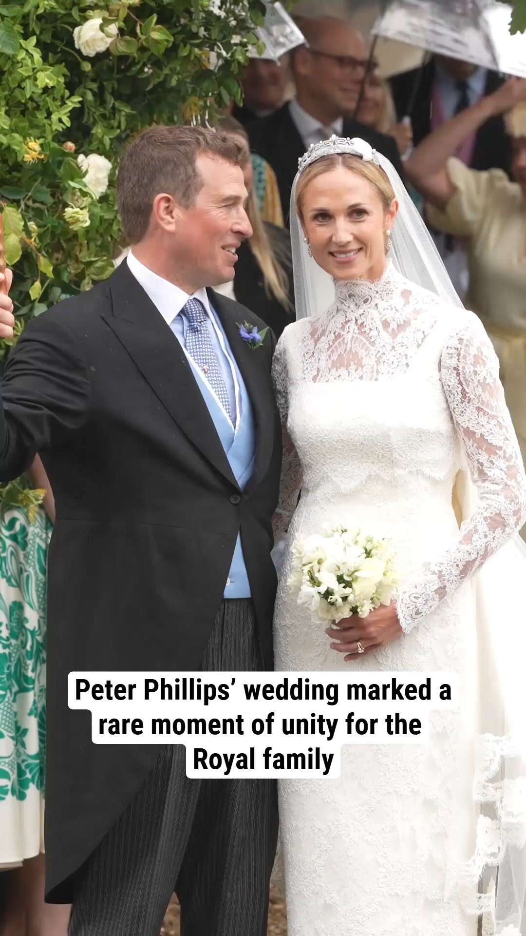 Peter Phillips’ wedding marked a rare moment of unity for the Royal family