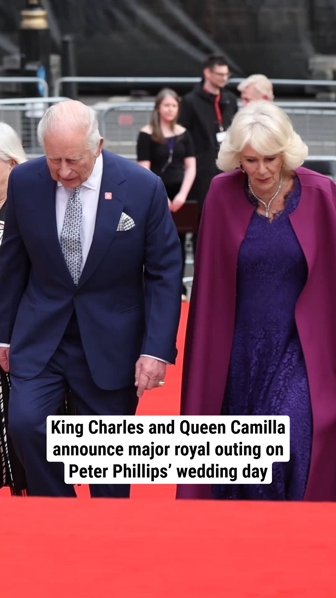 King Charles and Queen Camilla announce major royal outing on Peter Phillips’ wedding day