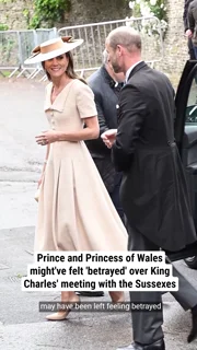 Prince and Princess of Wales might've felt 'betrayed' over King Charles' meeting with the Sussexes