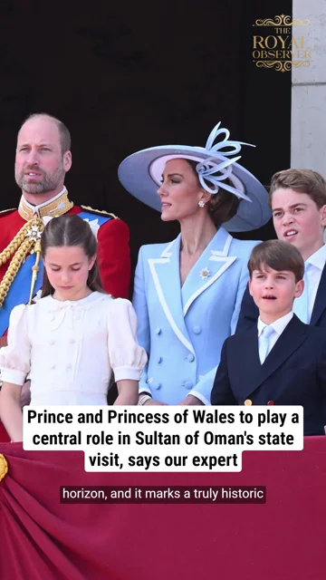Prince and Princess of Wales to play a central role in Sultan of Oman's state visit, says our expert