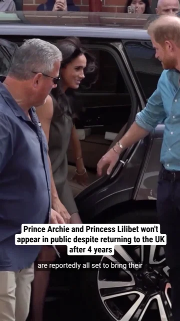 Prince Archie and Princess Lilibet won't appear in public despite returning to the UK after 4 years