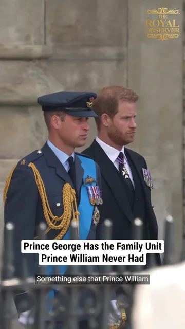 Prince George Has the Family Unit Prince William Never Had