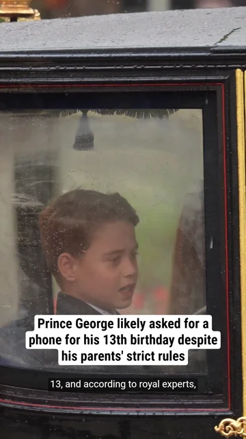 Prince George likely asked for a phone for his 13th birthday despite his parents' strict rules
