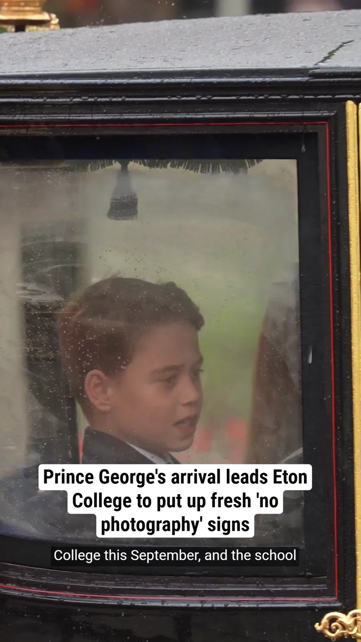 Prince George's arrival leads Eton College to put up fresh 'no photography' signs