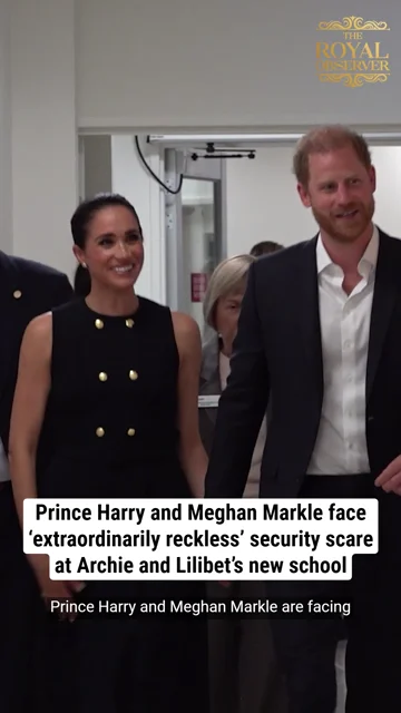 Prince Harry and Meghan Markle face ‘extraordinarily reckless’ security scare at Archie and Lilibet’s new school