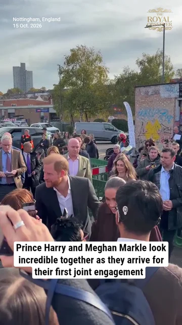 Prince Harry and Meghan Markle look incredible together as they arrive for their first joint engagement