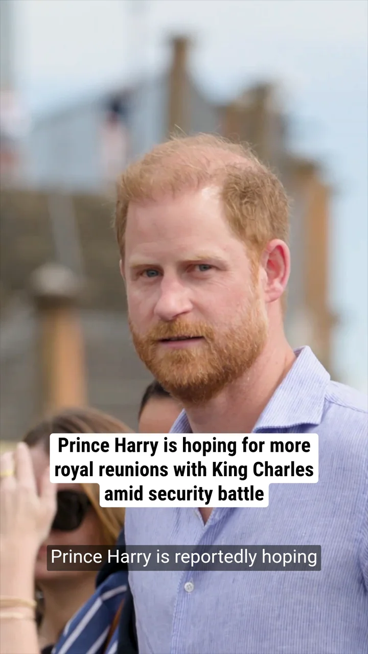 Prince Harry is hoping for more royal reunions with King Charles amid security battle