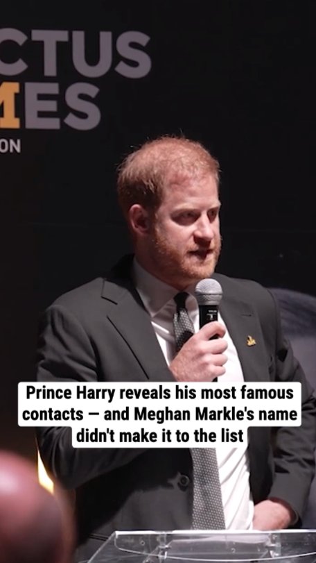 Prince Harry reveals his most famous contacts — and Meghan Markle's name didn't make it to the list