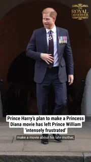 Prince Harry’s plan to make a Princess Diana movie has left Prince William ‘intensely frustrated’
