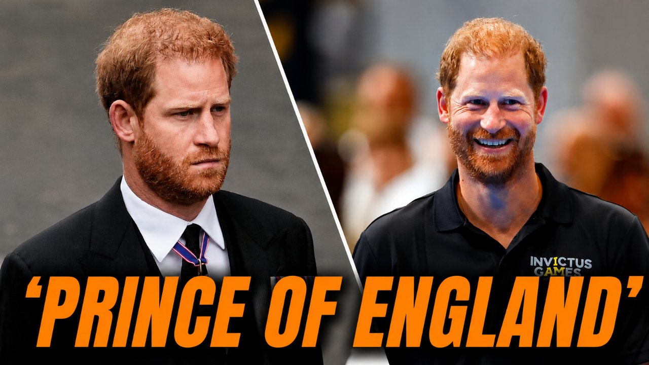 Watch: Prince Harry calls himself the 'Prince of England' when asked about his job