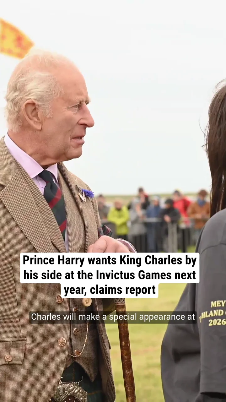Prince Harry wants King Charles by his side at the Invictus Games next year, claims report