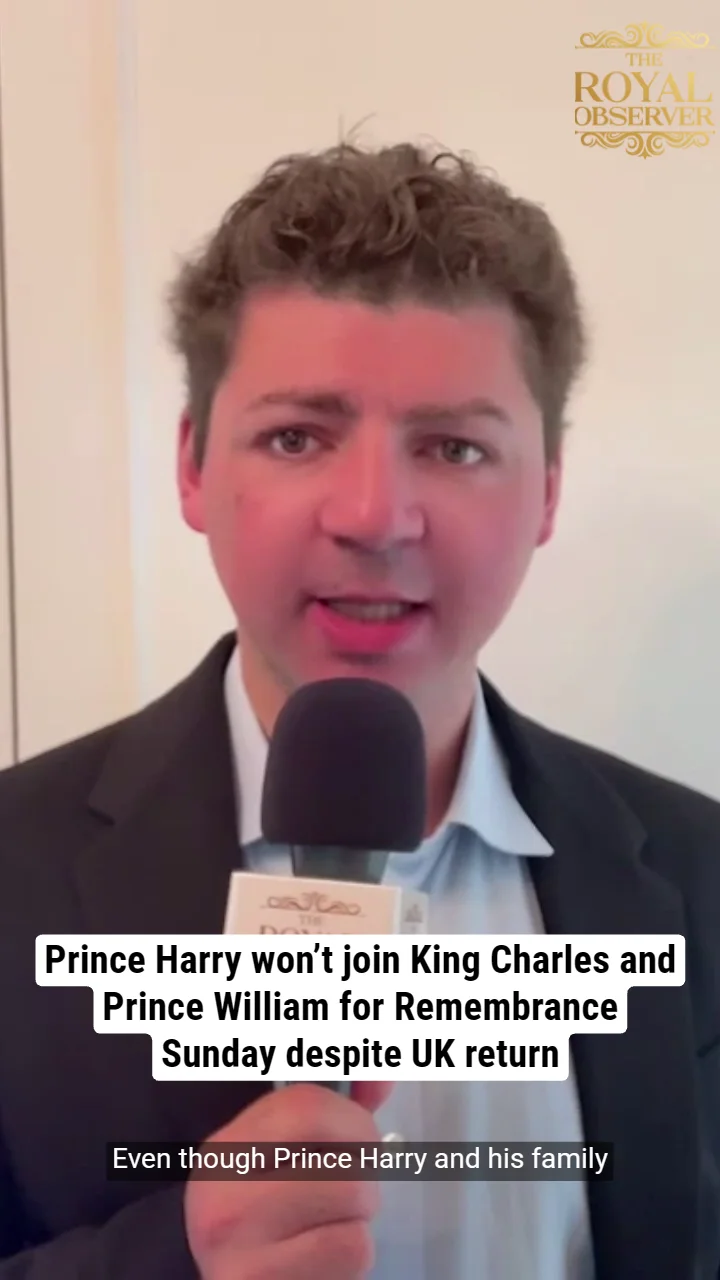 Prince Harry won’t join King Charles and Prince William for Remembrance Sunday despite UK return