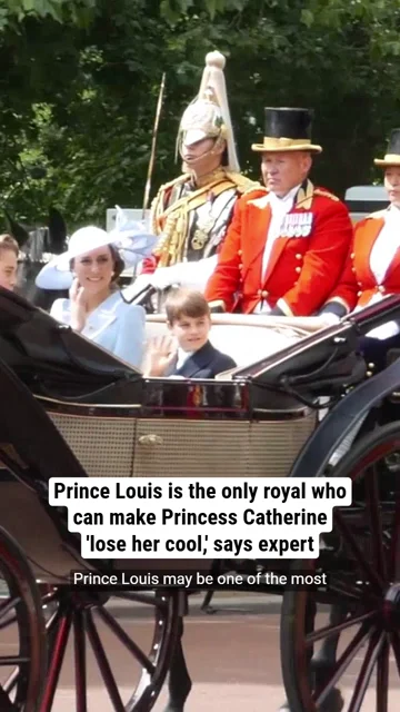 Prince Louis is the only royal who can make Princess Catherine 'lose her cool,' says expert
